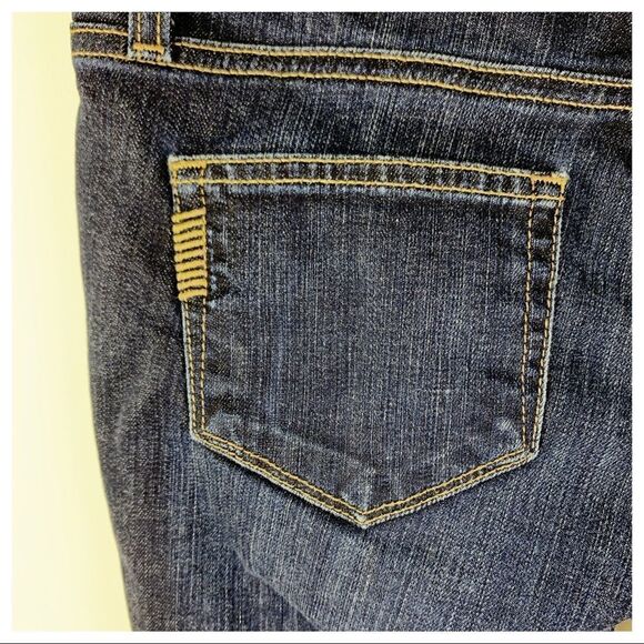 Paige Cutoff Stretch Denim Bermuda Jean Shorts Sz 26 - Picture 11 of 14